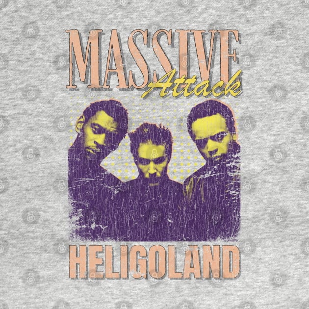 Massive Attack Vintage 1988 // Heligoland Original Fan Design Artwork by A Design for Life